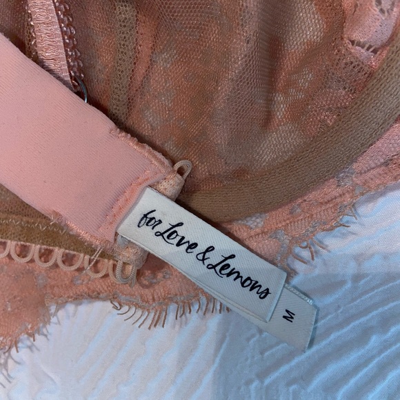 For Love and Lemons Faye Scoop Bra in Size M - Picture 5 of 5